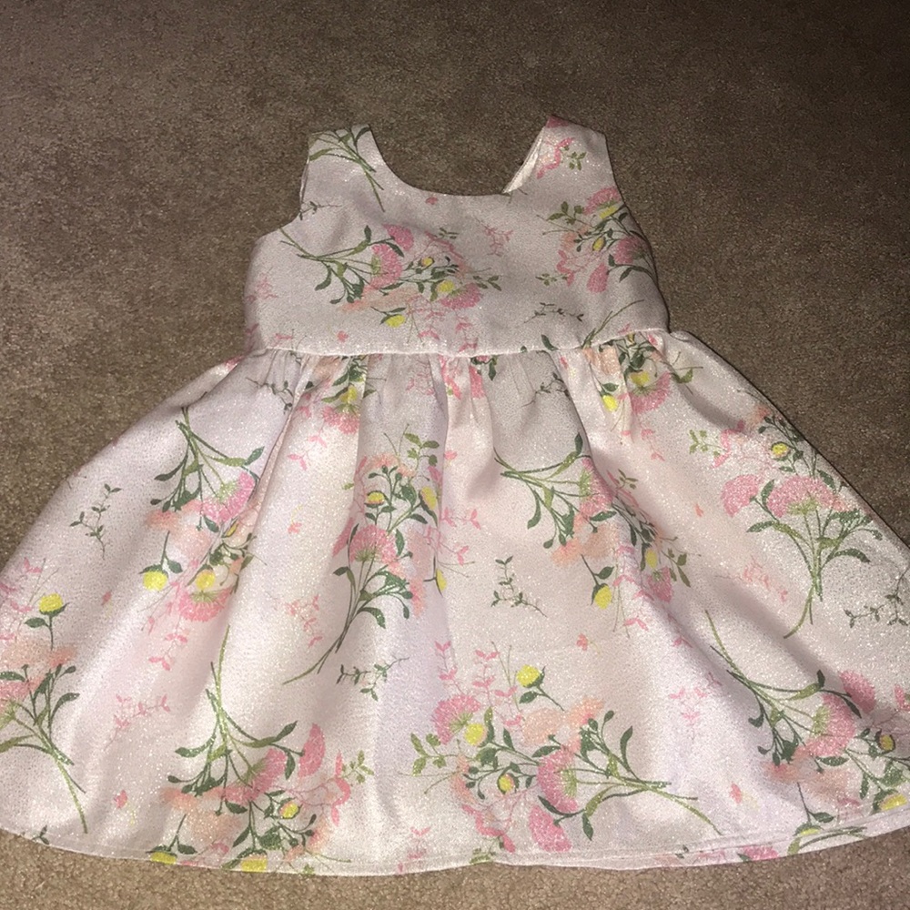 Floral toddler girl dress